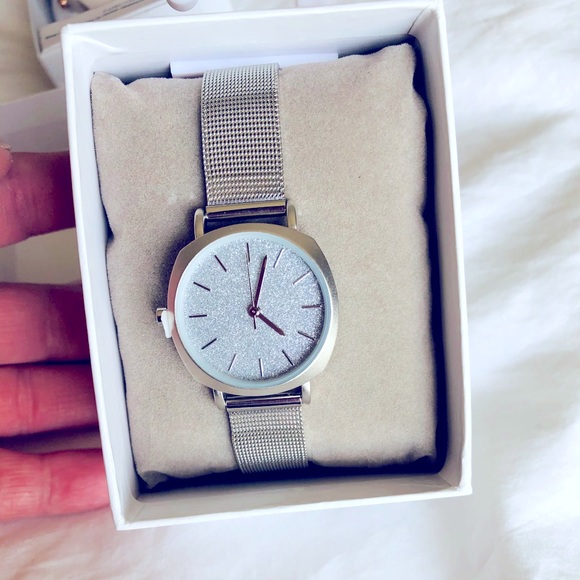 ICING  Silver watch. OS - Picture 1 of 6